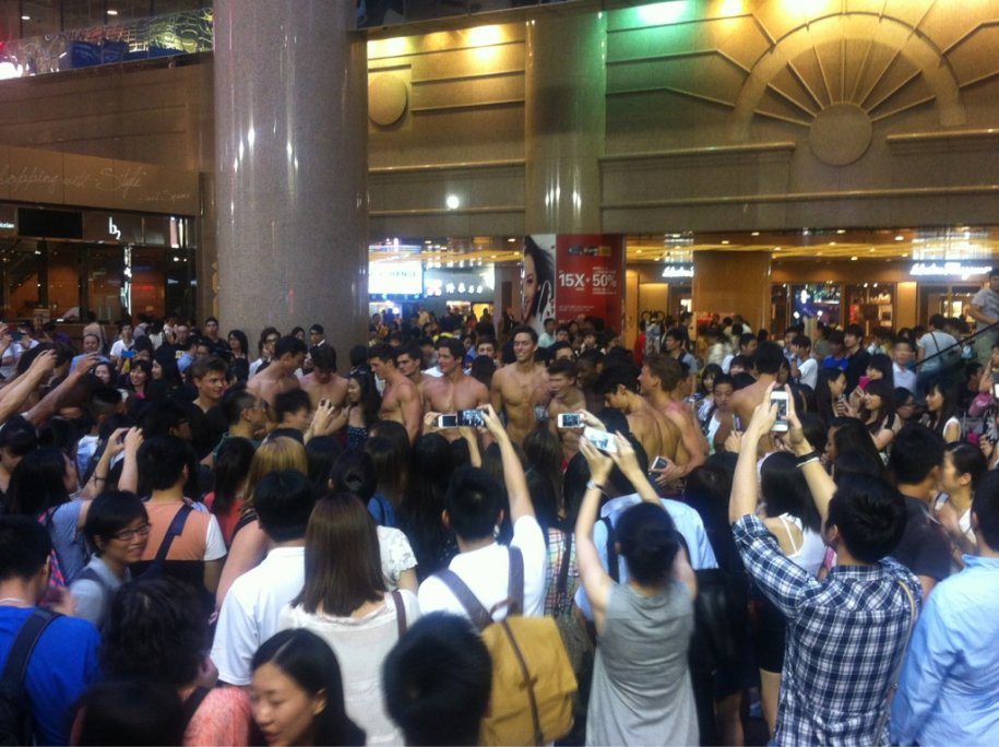 they caused chaos when they showed up in hong kongs times square