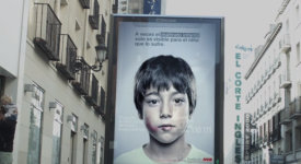 不同“角度”的平面广告呈现－西班牙公益团体ANAR的行销案例