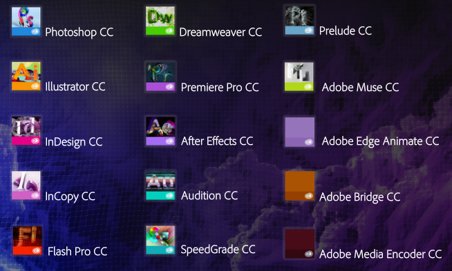 adobe cc branding Adob​​e放弃CS套件转向Creative Cloud云服务品牌