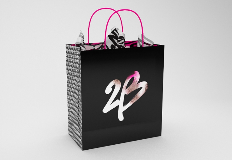 2b bebe bag 美國知名女裝零售商碧碧旗下品牌“2b”新Logo