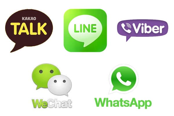mobile chat apps save on shop