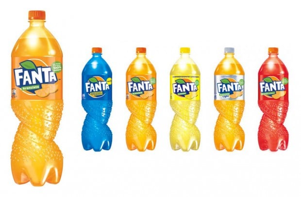 new logo and packaging for fanta by