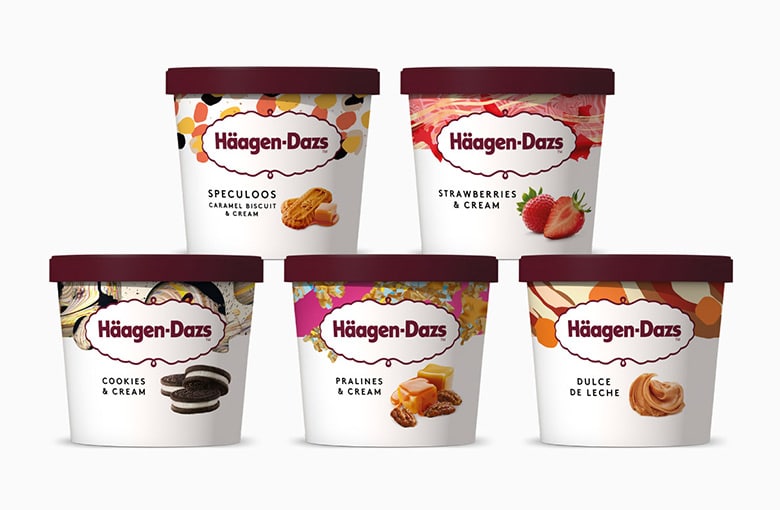 哈根達斯（Häagen-Dazs）品牌重塑，推出新LOGO和新包裝
