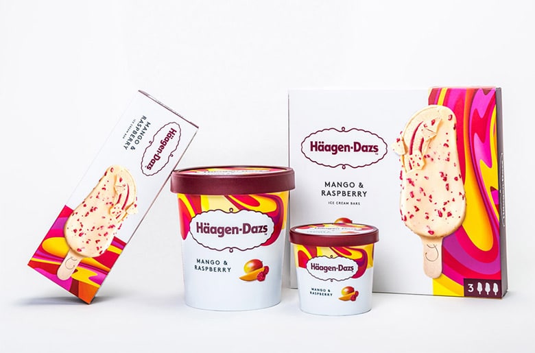 哈根达斯（Häagen-Dazs）品牌重塑，推出新LOGO和新包装
