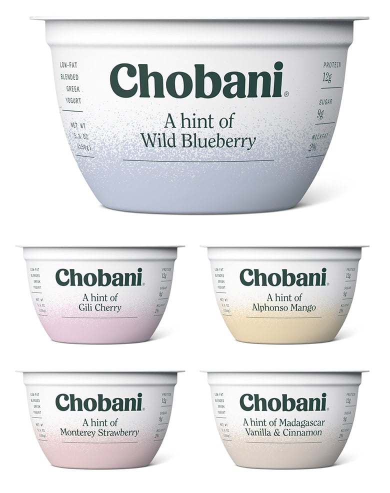美國酸奶巨頭Chobani更換全新LOGO和包裝