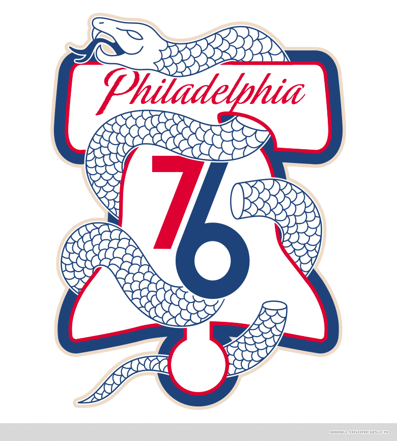 費城76人主場換了個“斷蛇”標志，這背後可有不少故事