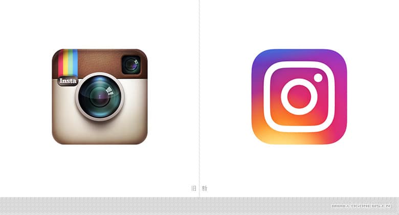 知名圖片分享平台Instagram更換新LOGO