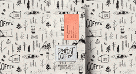 舒適山咖啡品牌形象與包裝設計