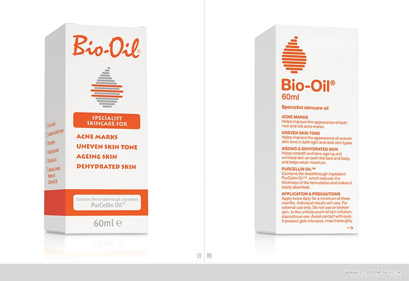護膚油品牌百洛(Bio-Oil)啟用新LOGO和新包裝