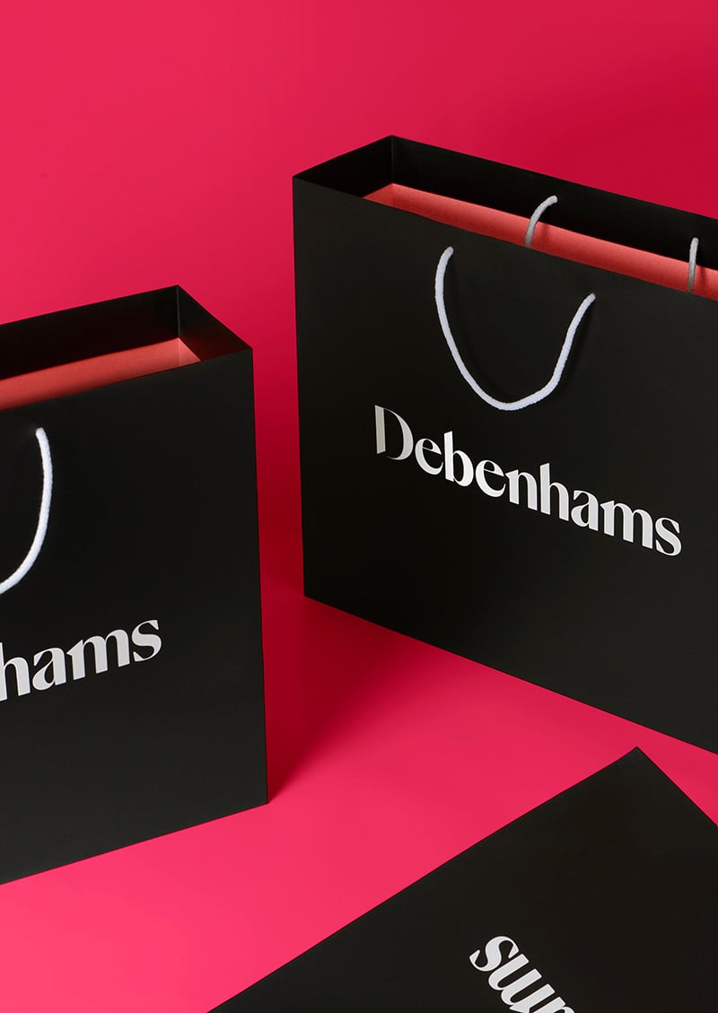 零售| 英國德本漢姆Debenhams百貨新logo，喚醒愉快的購物體驗