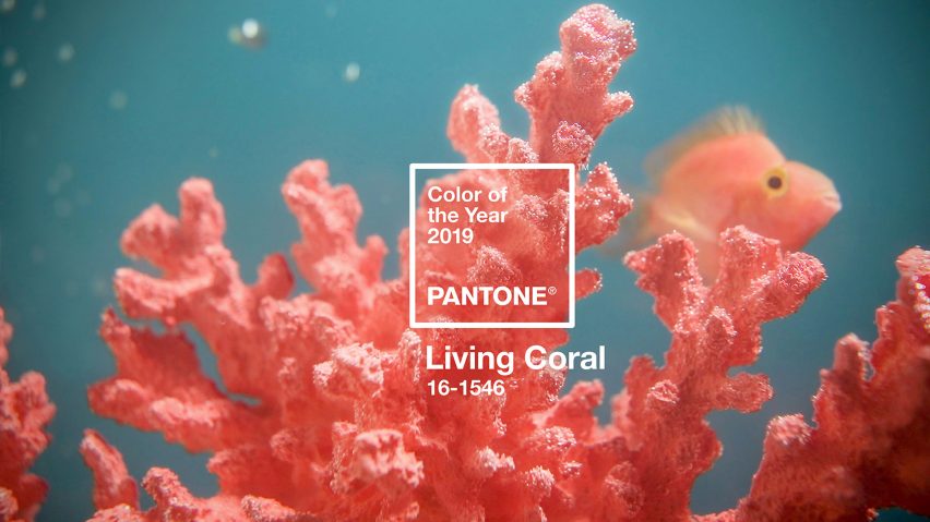 pantone colour of year 2019 living coral design dezeen hero