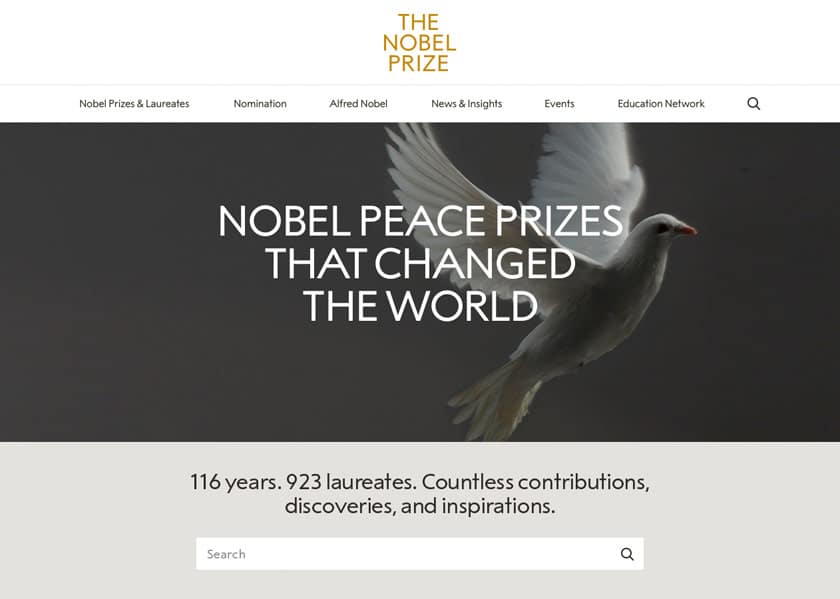 學術聲望最高的獎項“諾貝爾獎”更換新LOGO 9