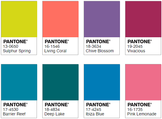 色彩 PANTONE發布2019流行色為珊瑚色 4