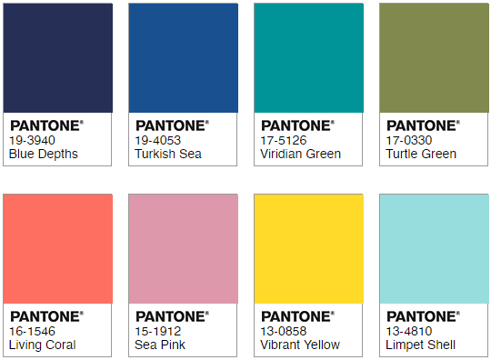 色彩 PANTONE發布2019流行色為珊瑚色 5