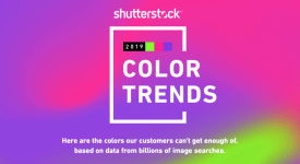 Shutterstock 2019年色彩趨勢：探索世界上最流行的色彩