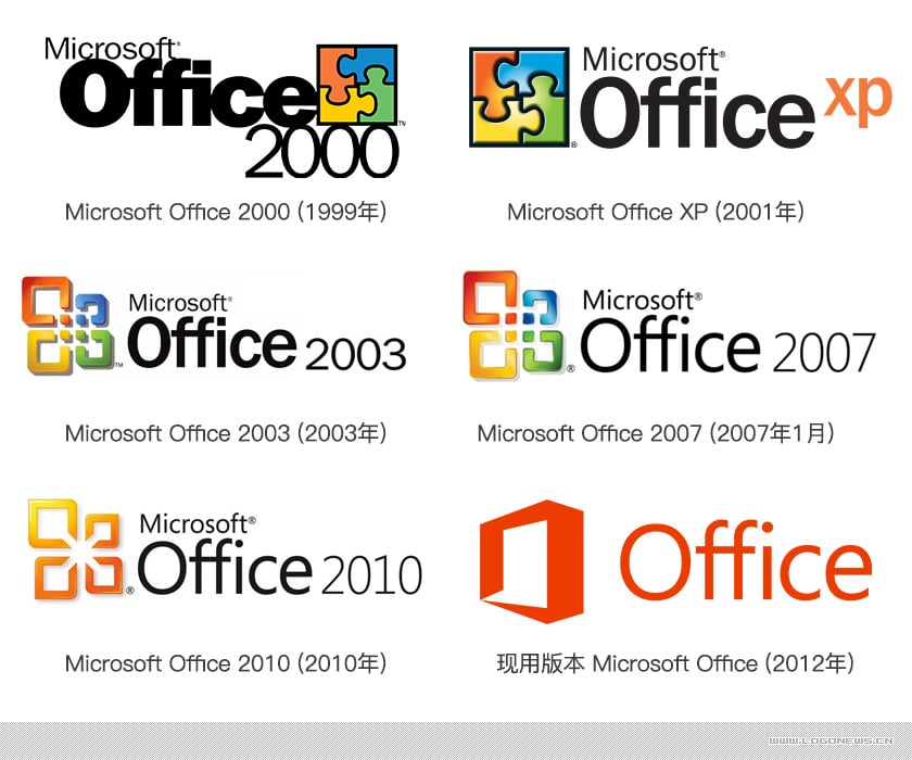 進入雲端時代！ 微軟Office 5年來首次更新產品LOGO 6