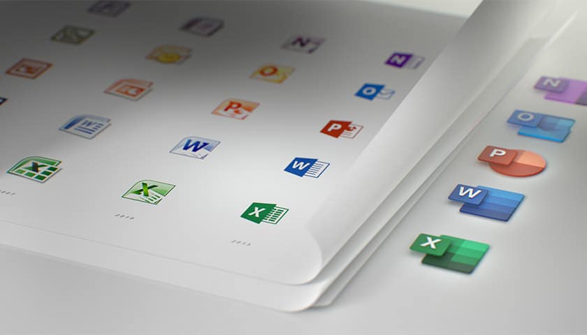進入雲端時代！ 微軟Office 5年來首次更新產品LOGO 9