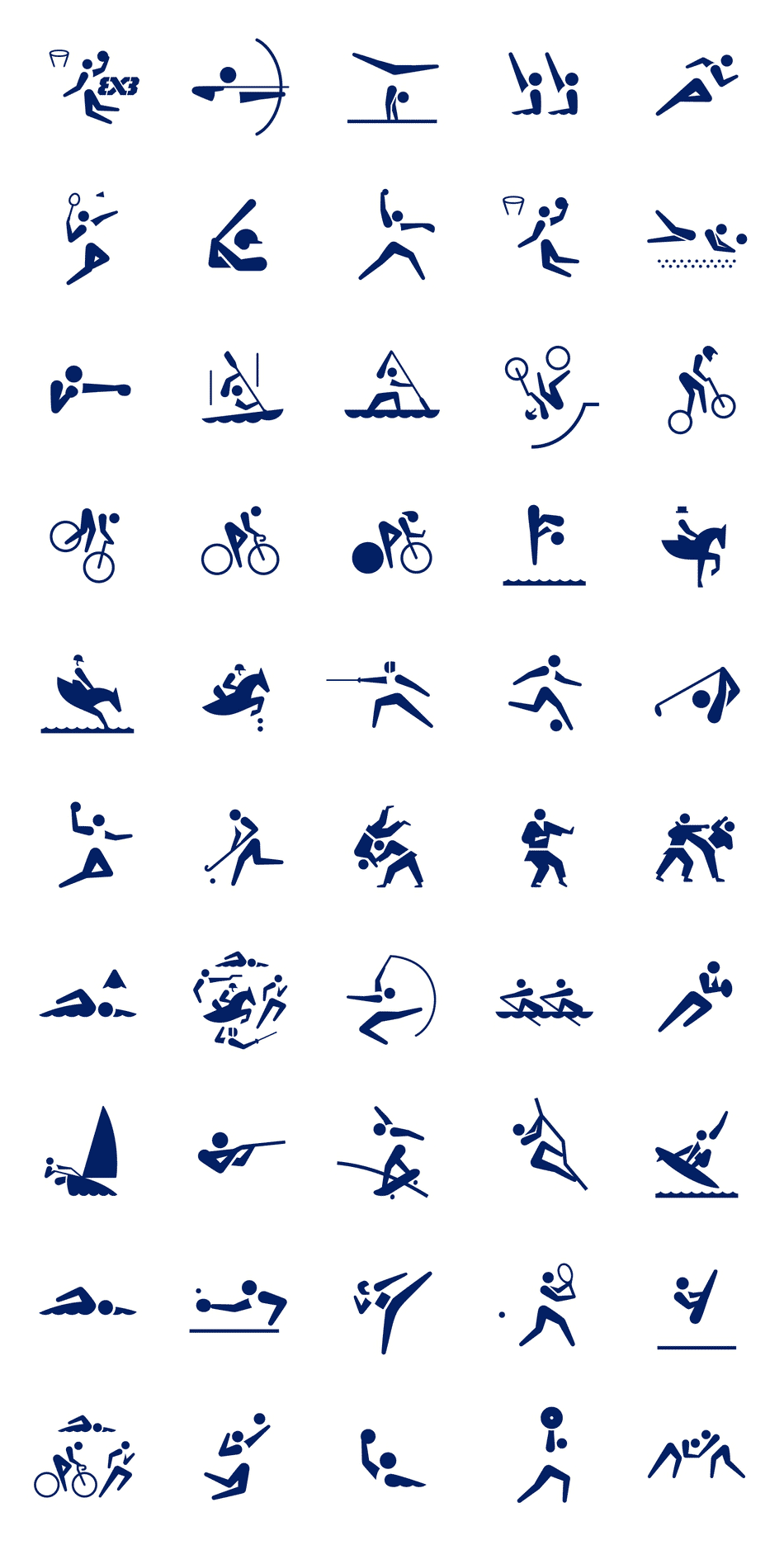 激發人民熱情！ 東京奧運會體育圖標正式發布（附歷屆圖標） 15
