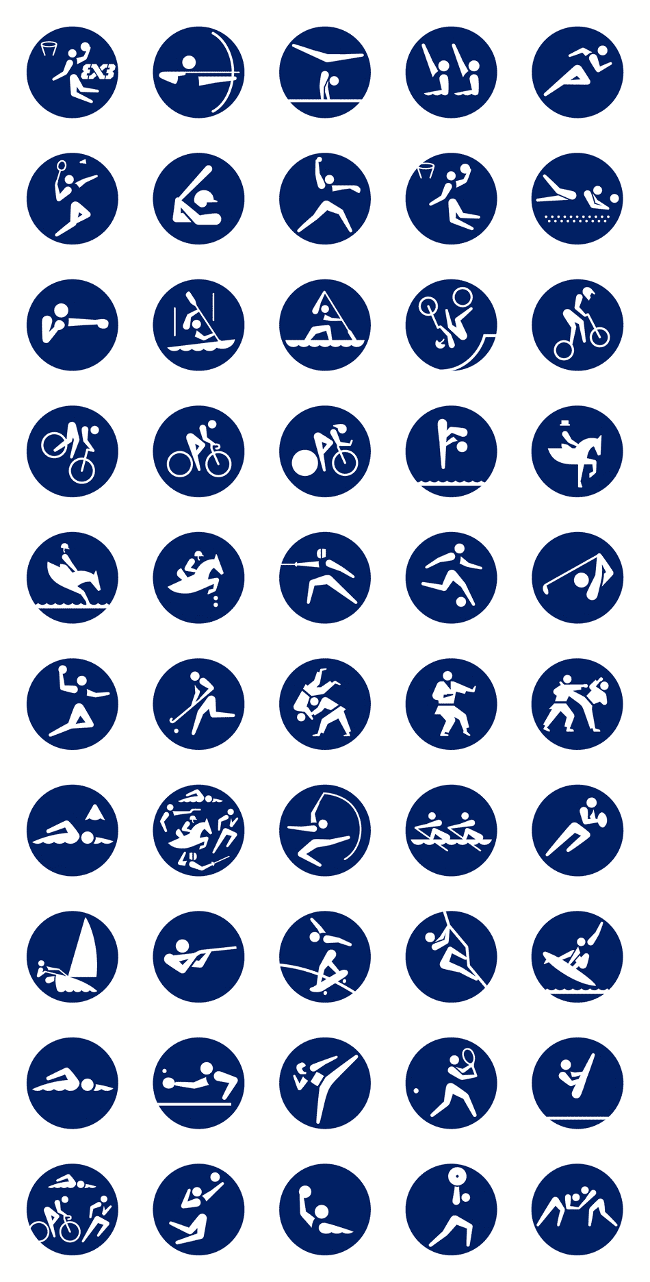 激發人民熱情！ 東京奧運會體育圖標正式發布（附歷屆圖標） 17