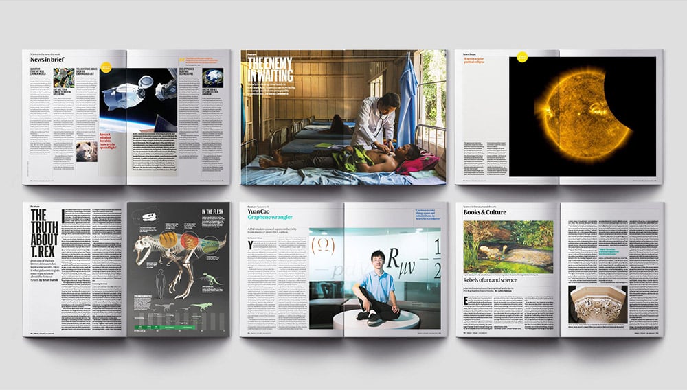 《自然》雜誌更換新LOGO新字體，以適應數位時代 4