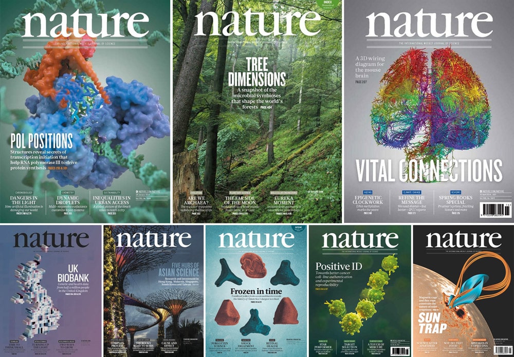《自然》雜誌更換新LOGO新字體，以適應數位時代