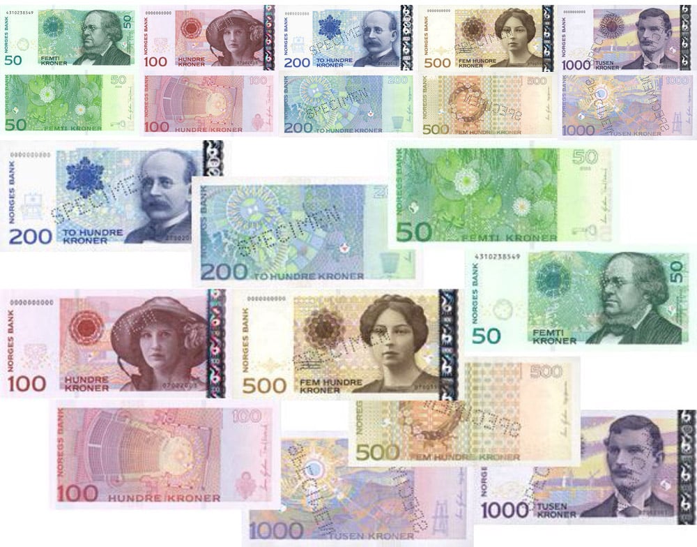 挪威第八套紙幣發行完畢，被大家稱為世界上最漂亮的鈔票