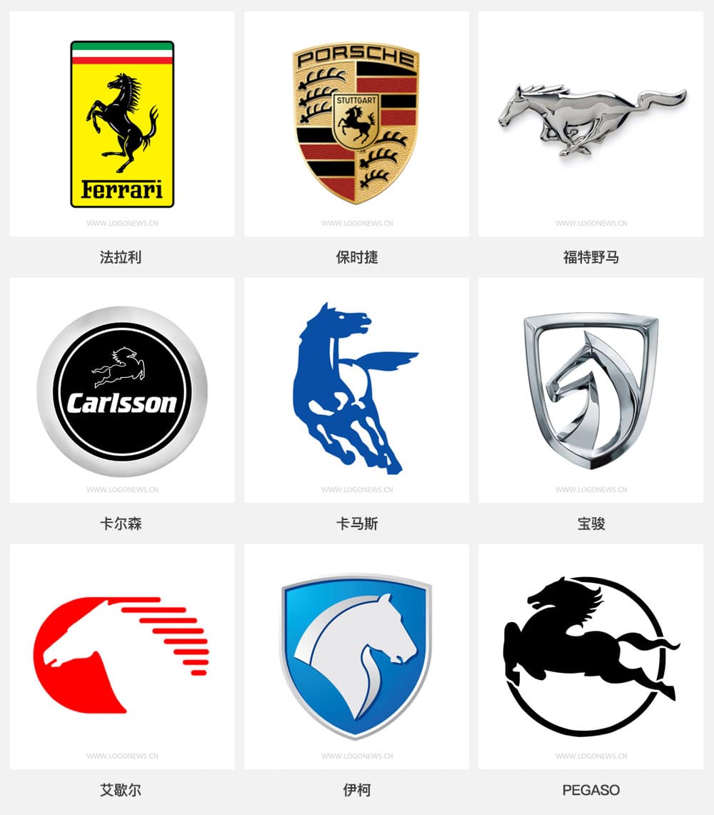 用動物做logo的汽車品牌有哪些 這是一份完整清單 品牌癮 法博思品牌顧問