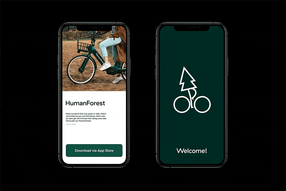 共享電動自行車服務商HumanForest 有趣的品牌形象 6
