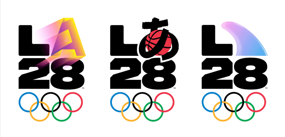 奧運史上首個動態會徽誕生！ 2028年奧運和殘奧會會徽發布附字體下載 2