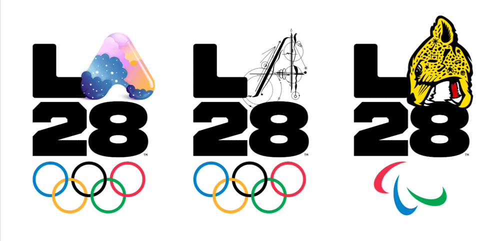 奧運史上首個動態會徽誕生！ 2028年奧運和殘奧會會徽發布附字體下載 5