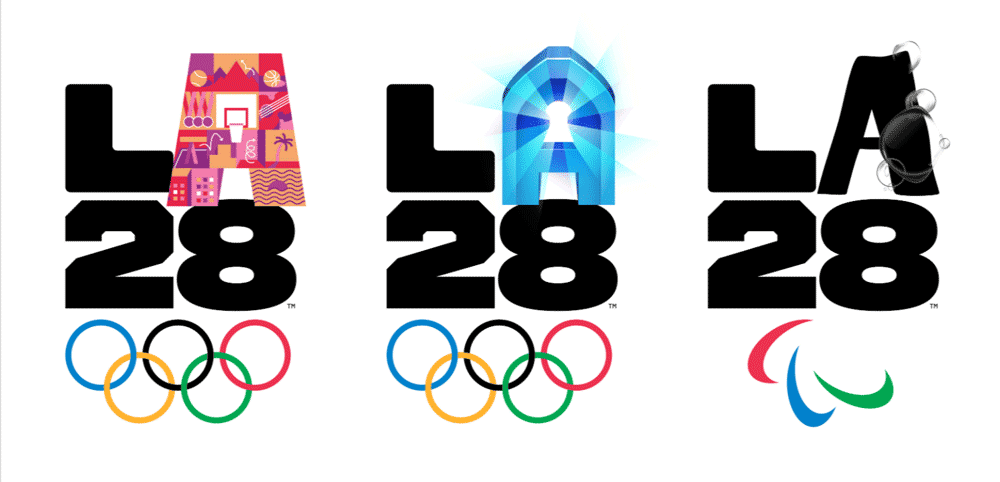 奧運史上首個動態會徽誕生！ 2028年奧運和殘奧會會徽發布附字體下載 6