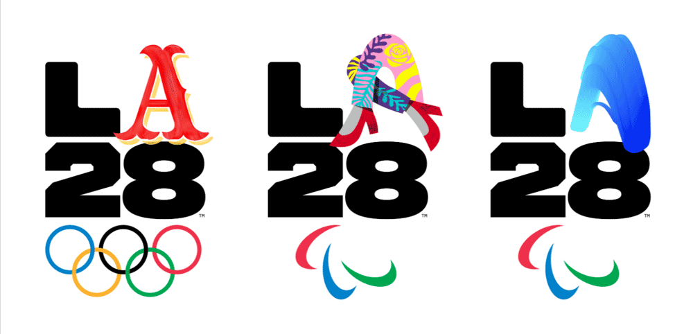 奧運史上首個動態會徽誕生！ 2028年奧運和殘奧會會徽發布附字體下載 7