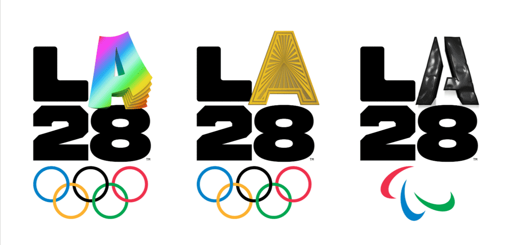 奧運史上首個動態會徽誕生！ 2028年奧運和殘奧會會徽發布附字體下載 8