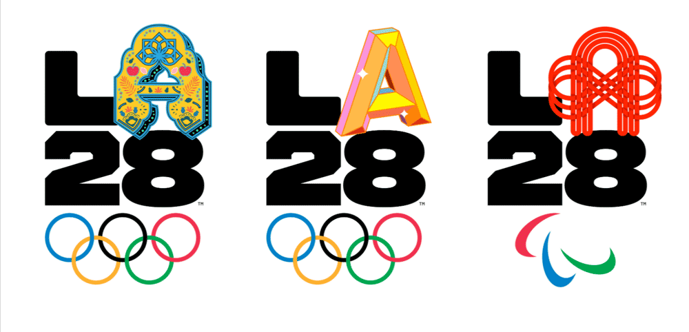 奧運史上首個動態會徽誕生！ 2028年奧運和殘奧會會徽發布附字體下載 9