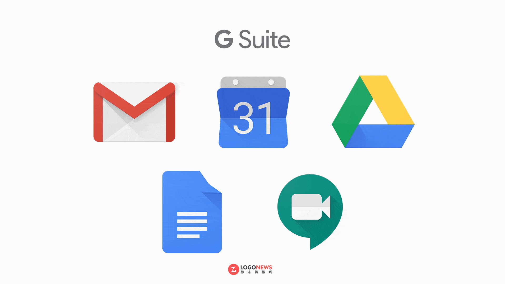 Google線上工作平台全新亮相，Gmail新等五個產品圖標換新！ 2