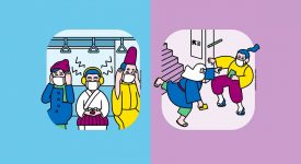有點萌！2020東京地鐵禮儀海報，一休哥也來坐地鐵了