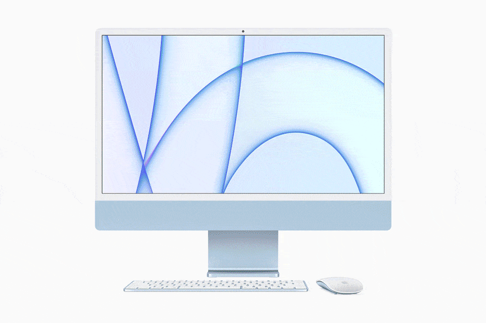 為配合新款iMac 蘋果時隔44年更新彩虹LOGO顏色 11