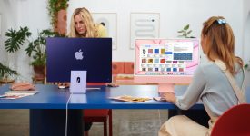 為配合新款iMac 蘋果時隔44年更新彩虹LOGO顏色
