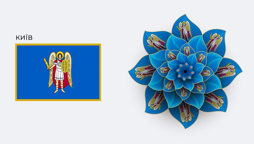 烏克蘭慶祝獨立30週年紀念LOGO，真的把LOGO玩出了花 34