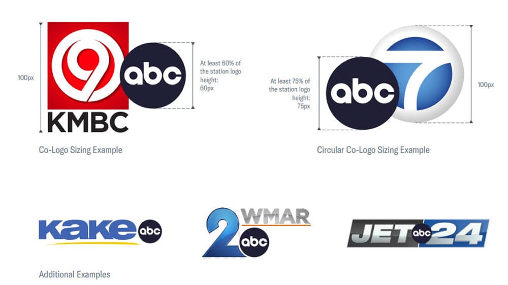 美國ABC廣播電台更新LOGO，調整了字母與圓點比例 10