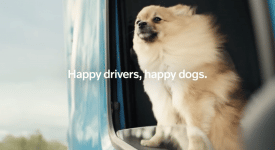 全程拍狗不拍車的Volvo卡車廣告