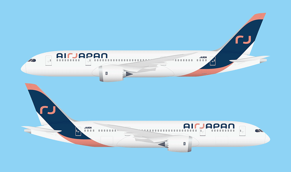 全日空打造新的國際航線Air Japan，全新品牌LOGO發布 6