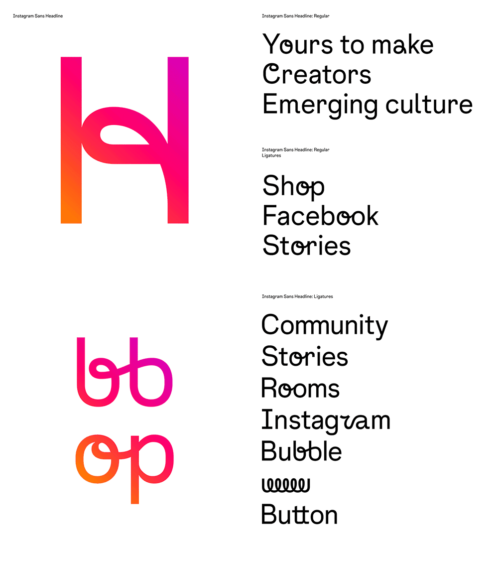 Instagram 重塑品牌形象，推出定製字體Instagram Sans 9
