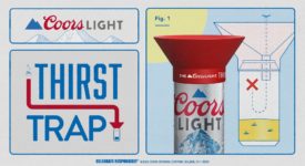Coors Light啤酒讓你涼爽喝啤酒，又能解決惱人的蚊子
