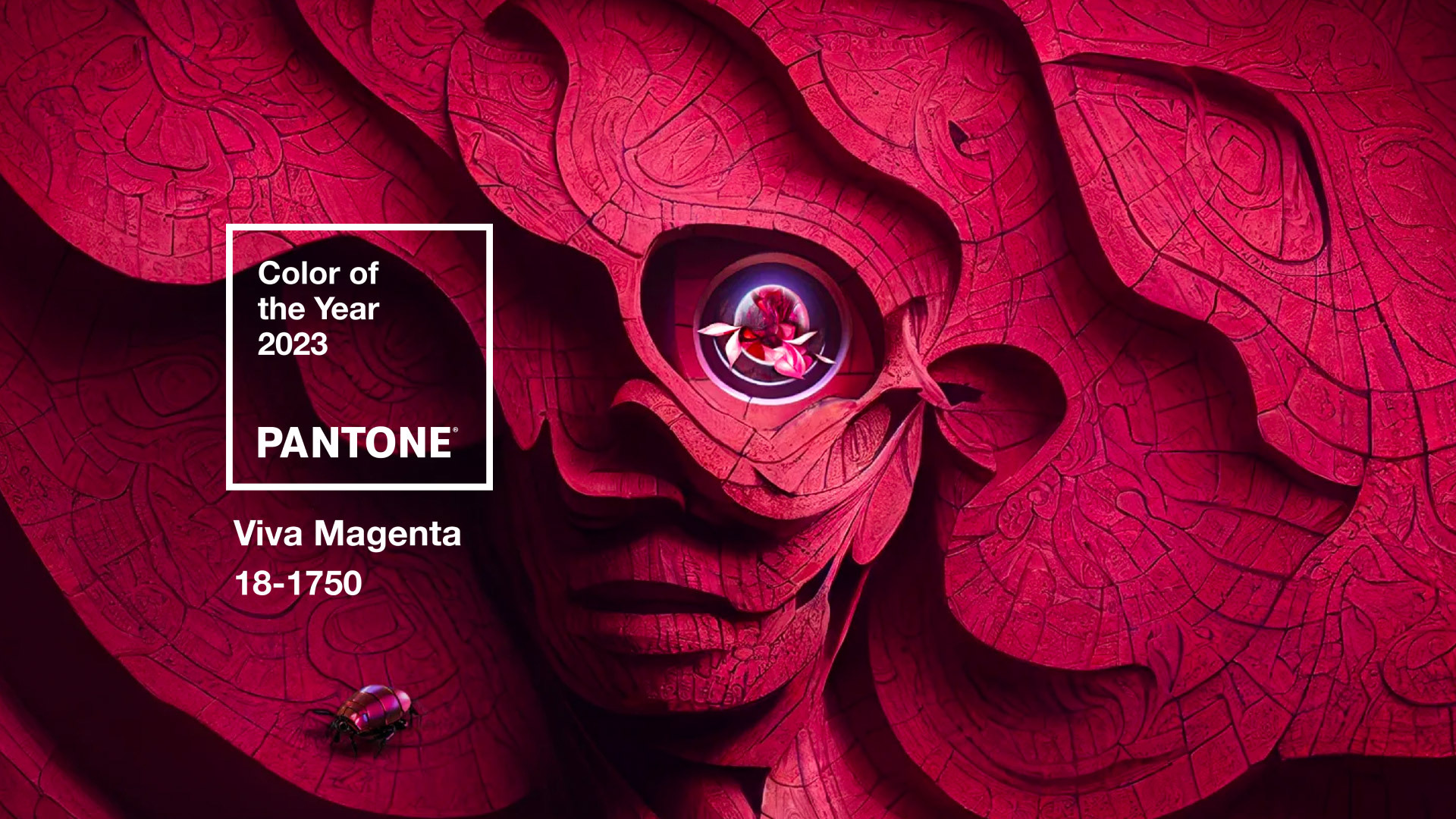 Pantone 2023 年度代表色Viva Magenta（附色值）
