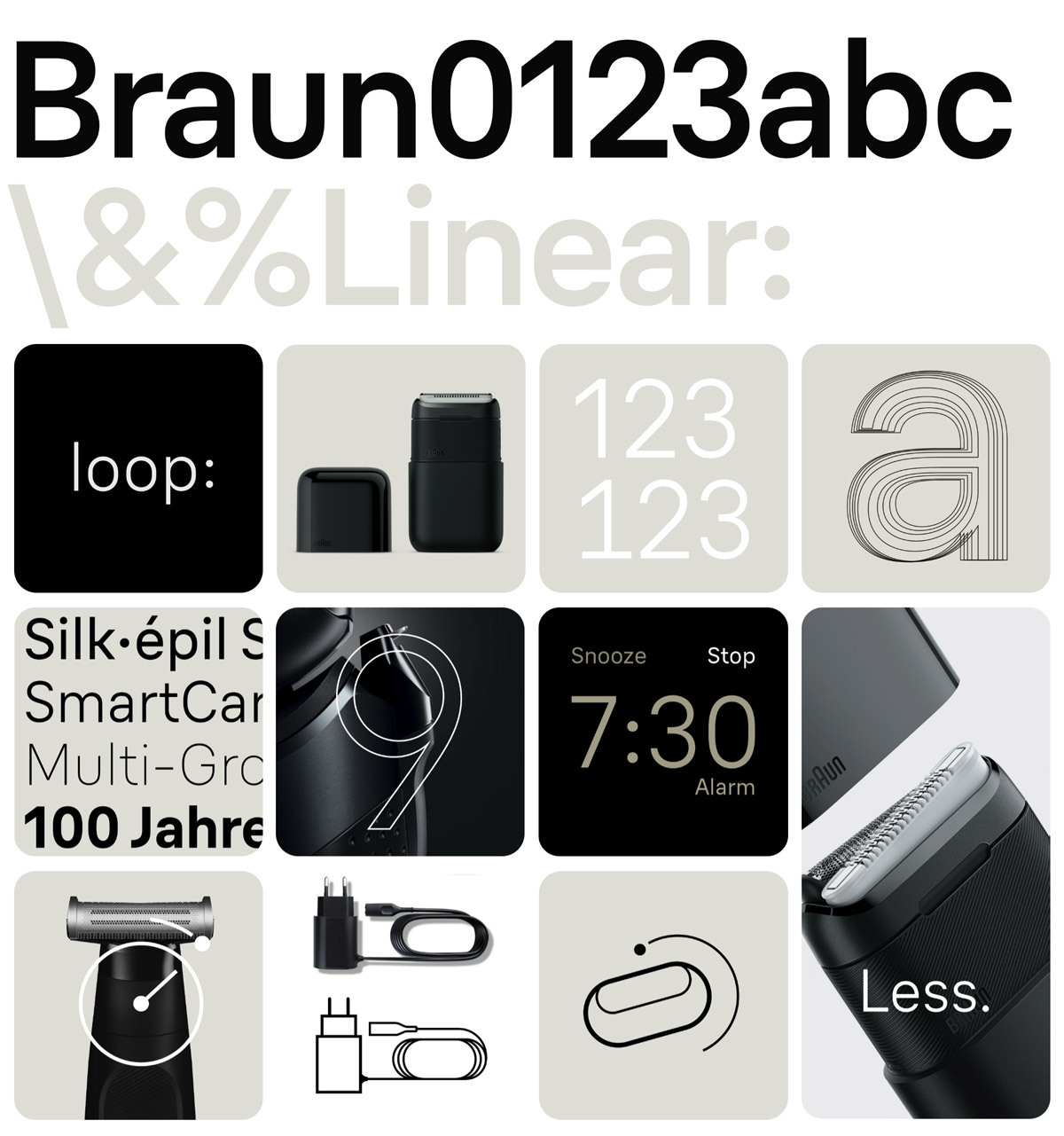 百靈（Braun）推出全新品牌字體，取代經典的Helvetica 字體 2