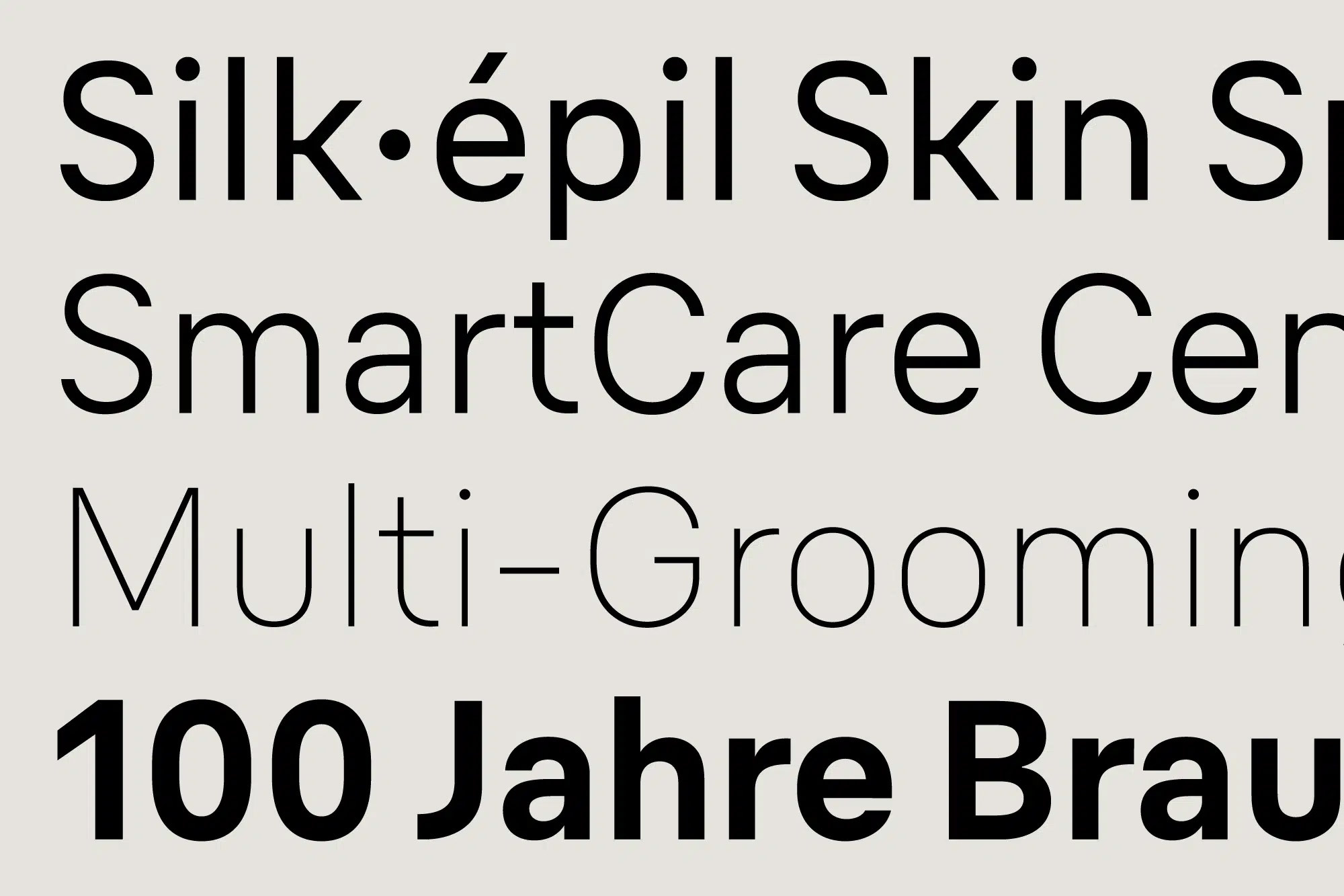 百靈（Braun）推出全新品牌字體，取代經典的Helvetica 字體 6
