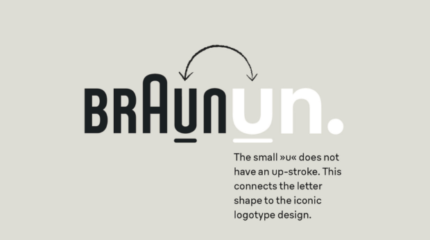 百靈（Braun）推出全新品牌字體，取代經典的Helvetica 字體