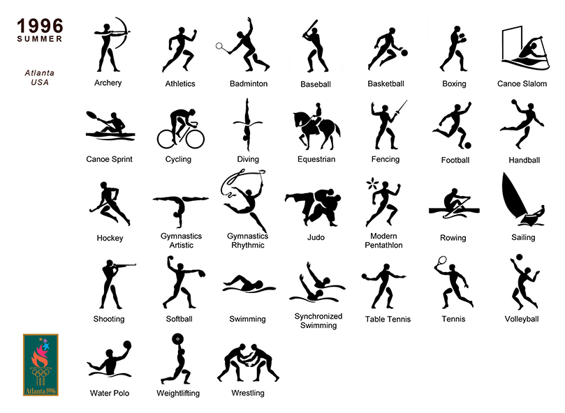 2024年巴黎奧運會公佈62個全新運動圖標和視覺標識系統 24