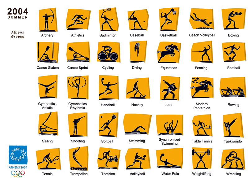 2024年巴黎奧運會公佈62個全新運動圖標和視覺標識系統 26